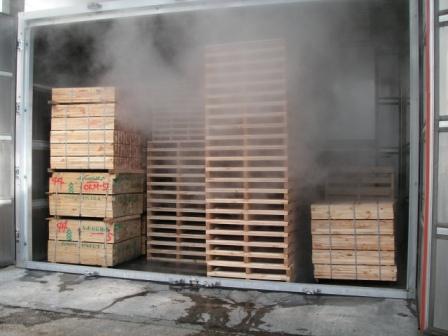木製梱包材熱処理設備